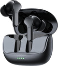 Black Wireless Earbuds with Mic Y34042