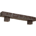 Faux Wood Fireplace Mantel Kit with Corbels N27586