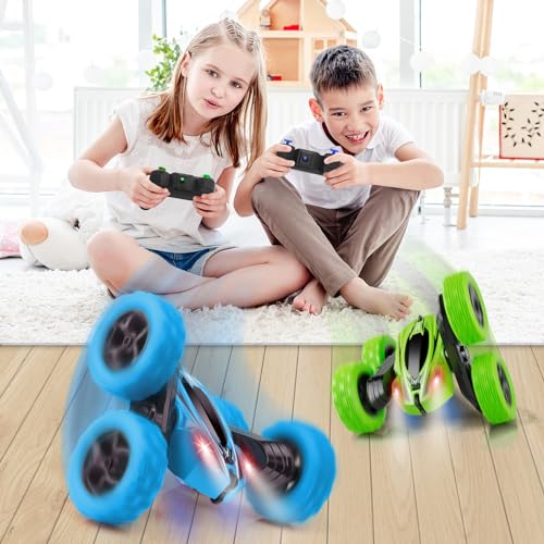 Remote Control Car 2.4GHz 4WD Double Sided 360° Rotating Monster Truck C166