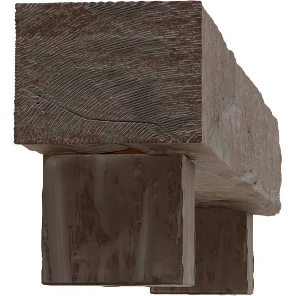Faux Wood Fireplace Mantel Kit with Corbels N27586