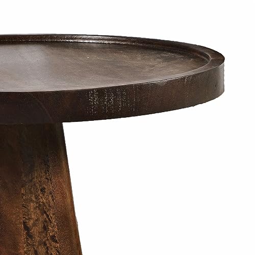 Set of 3 Solid Hardwood Round Nesting Tables D28985