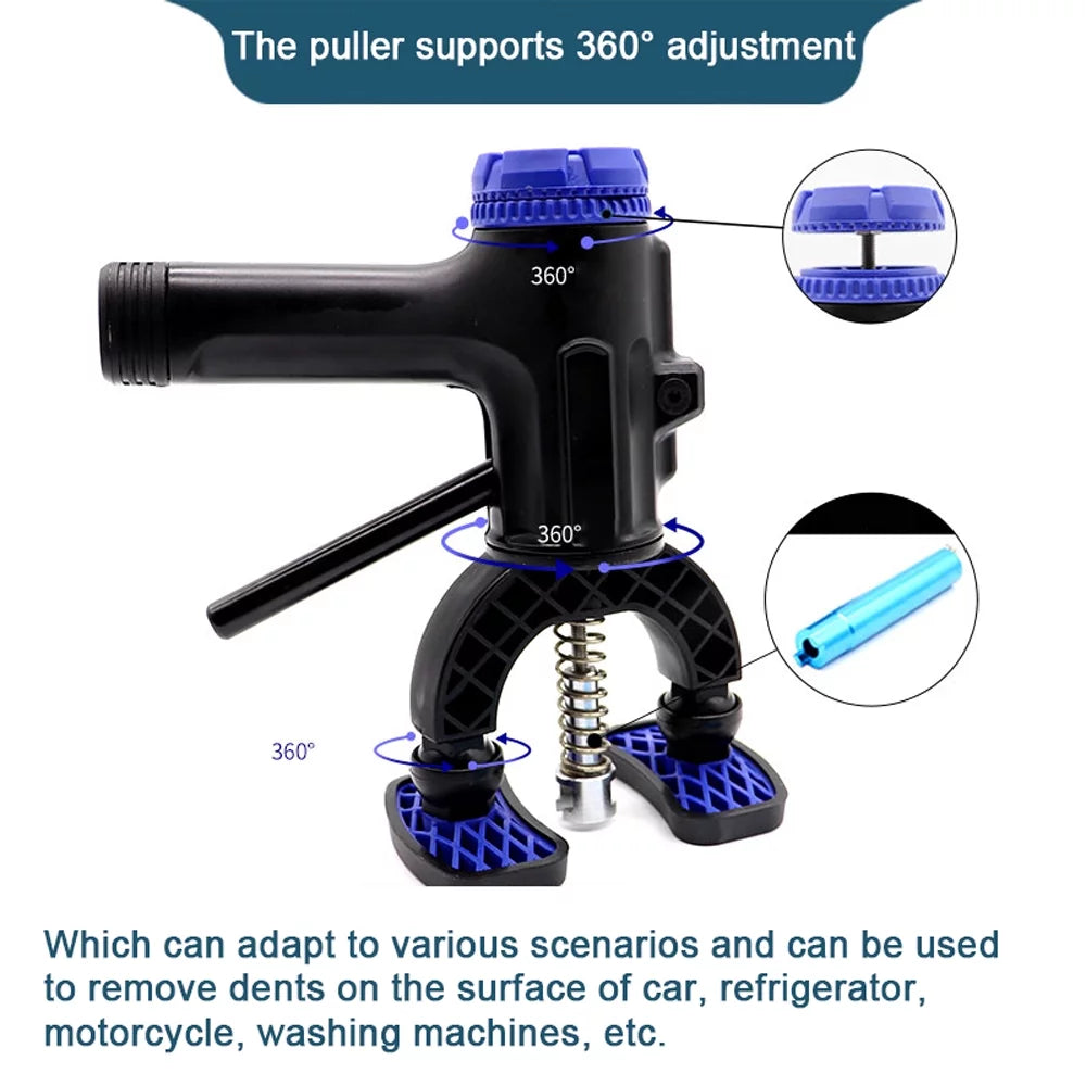 360° Adjustable Paintless Dent Removal Tool with 28 Glue Puller Tabs T240