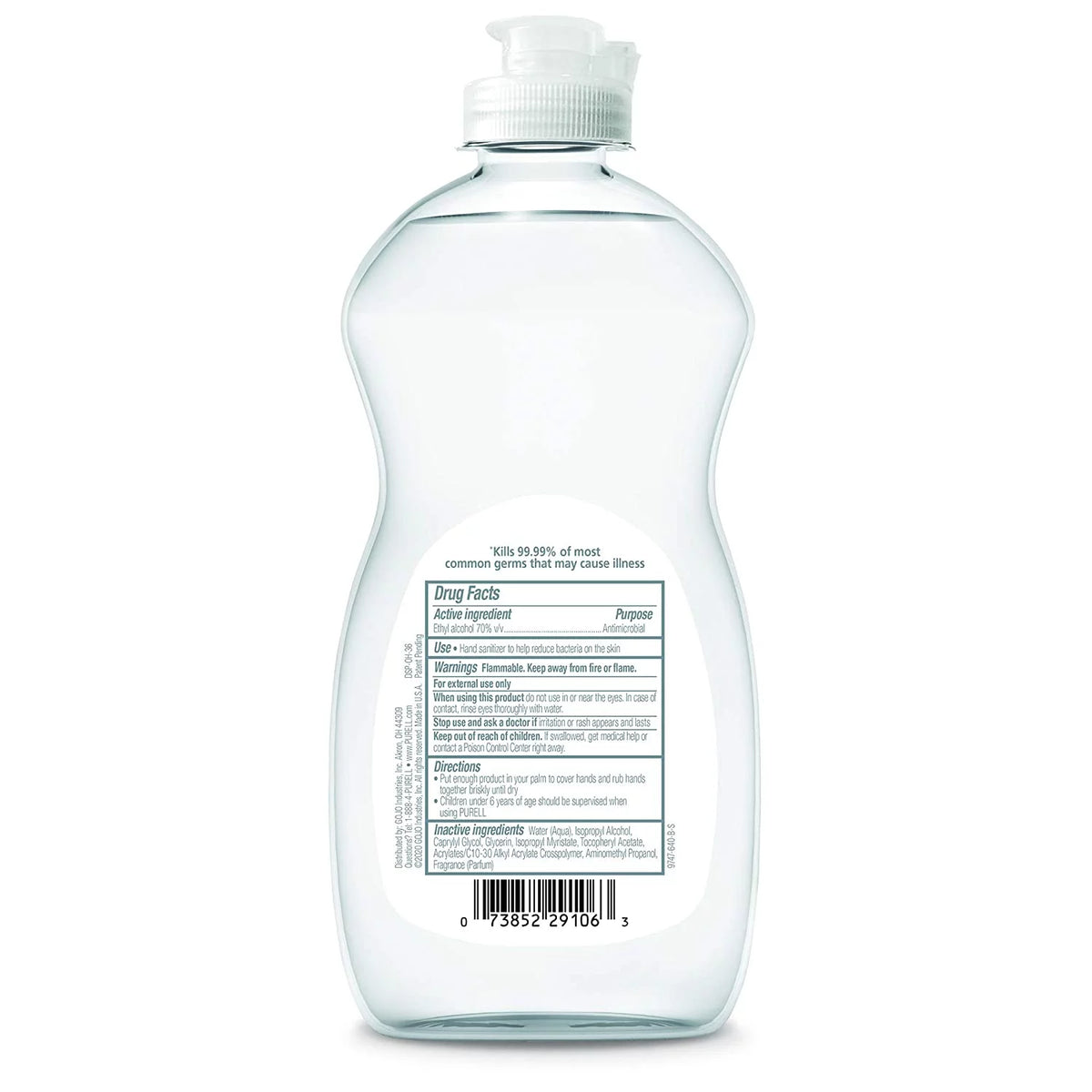 Refreshing Gel Hand Sanitizer 12.6 fl oz Bottle Pack of 12 Z25779