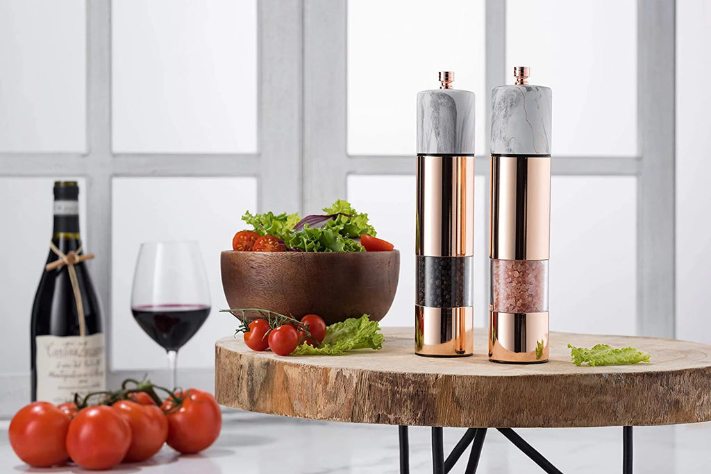 Salt and Pepper Grinder Set with Ceramic Mechanism X191386