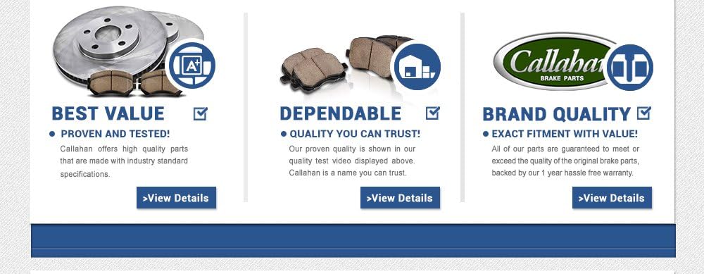 Brake Rotors and Pads with Sensors K674
