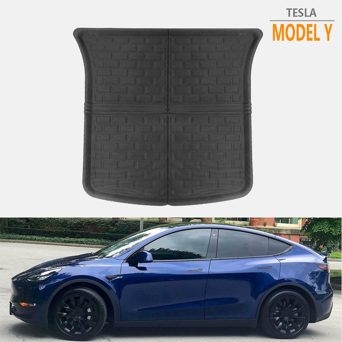 TPR Waterproof Rear Trunk Mat for Tesla Model 3 E9306