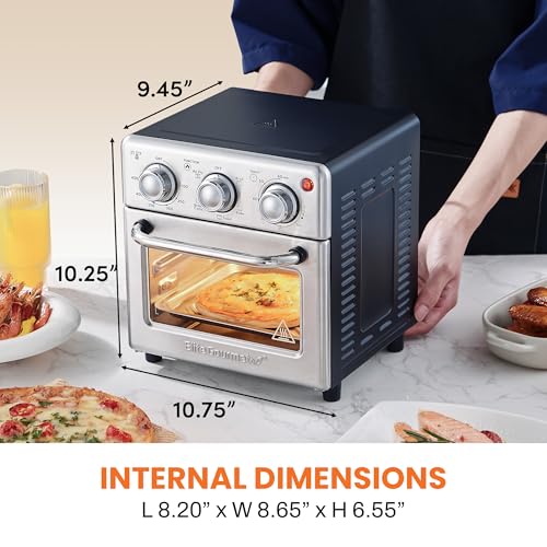 8.5Qt. Air Fryer Oven with Convection, Stainless Steel R685