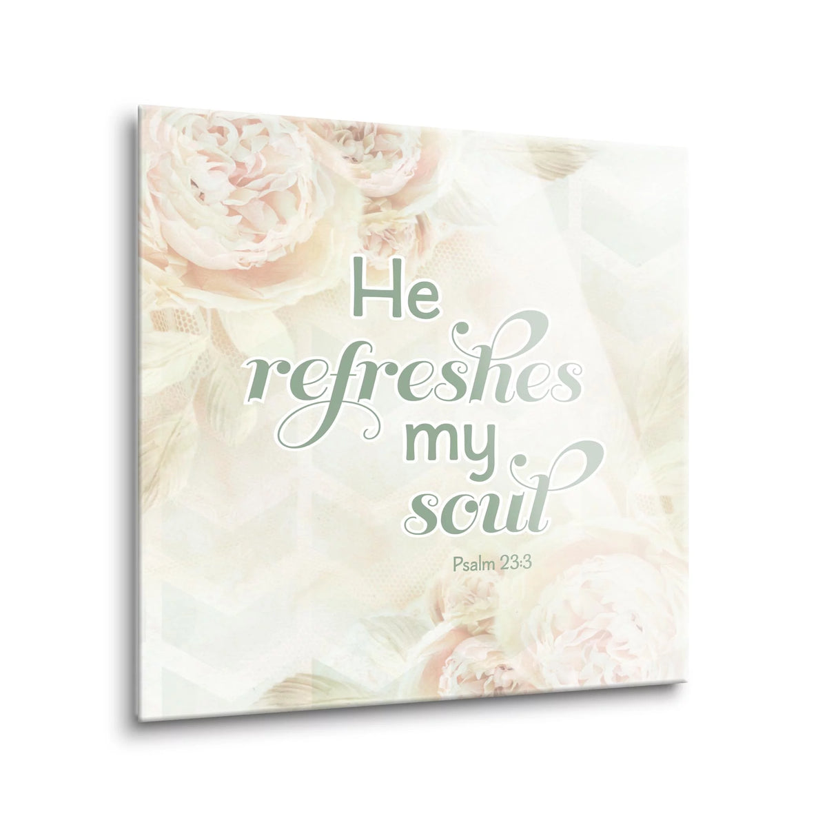 Glass Wall Hanging Sign S12924