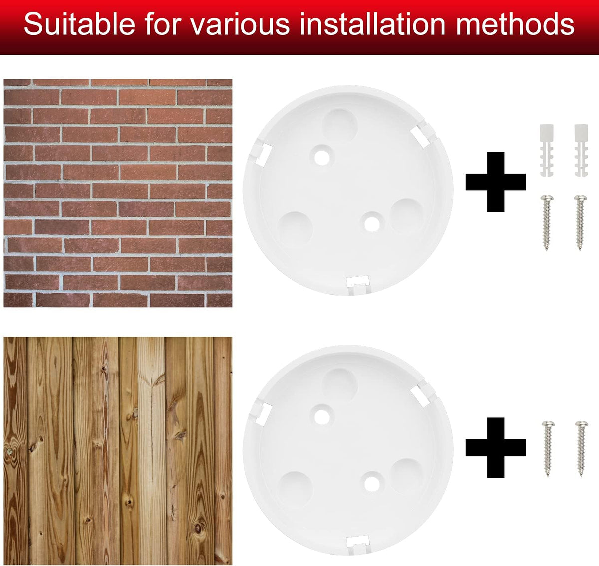 Wall Mount Holder 360 Degree Adjustable 2Pack W7747