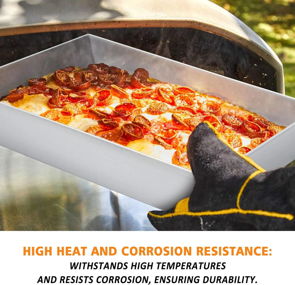 10x14x2.5 Inch Non Stick Hard Anodized Square Pizza Pan Y167448