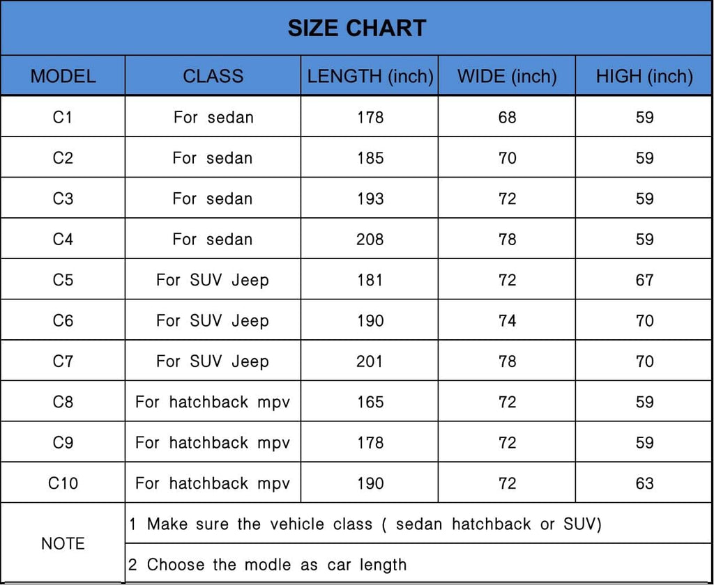 Waterproof All Weather SUV Car Cover with Zipper Door T8028