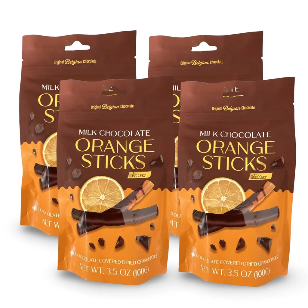 Milk Chocolate Orange Sticks 3.5 Ounce Bag Pack of 4 Q6439