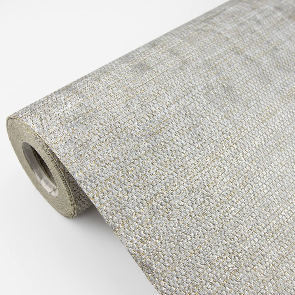 Silver Grasscloth Wallpaper M77991