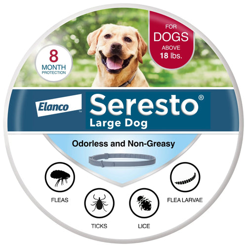 (2 pack) 8-Month Flea & Tick Prevention Collar for Large Dog J3629