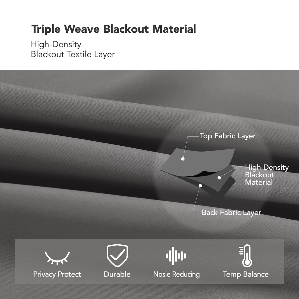 Blackout Curtains 2 Panels J731