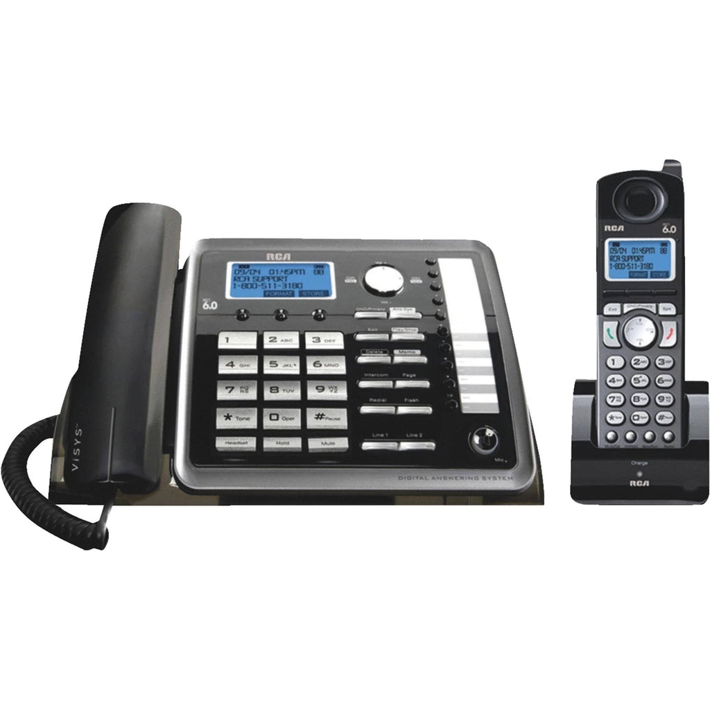 2-Line Corded Cordless Expandable Phone with Caller I25189