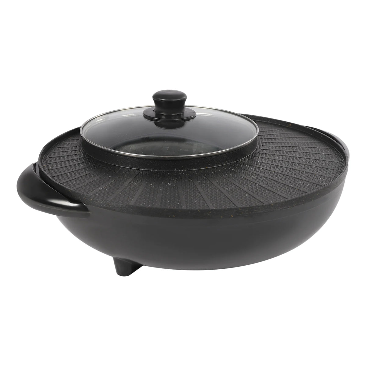 Portable Circular Hotpot Grill Combo Nonstick E1257