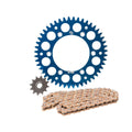 Blue Rear Sprocket Alloy Kit MX Race Chain T84001