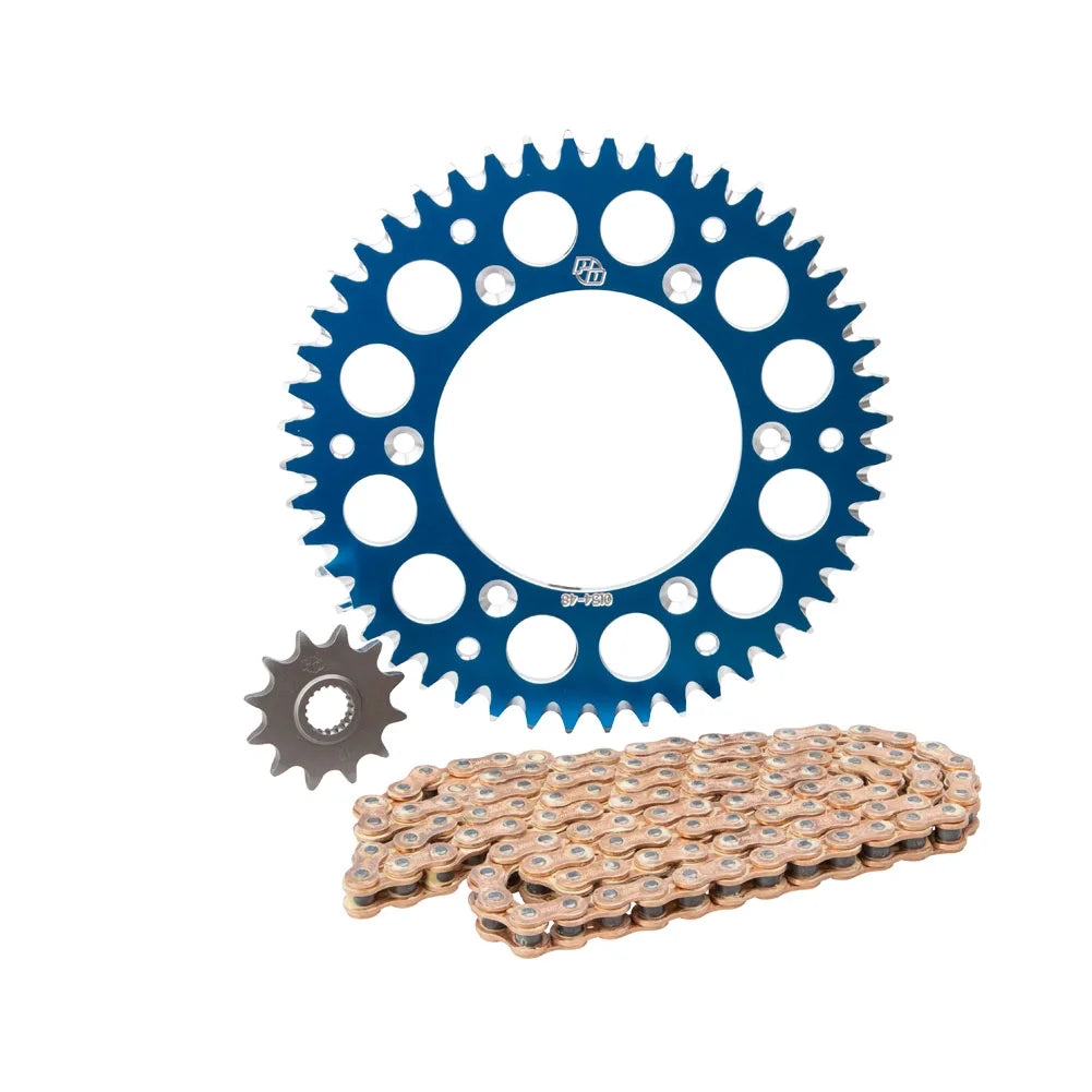 Blue Rear Sprocket Alloy Kit MX Race Chain T84001