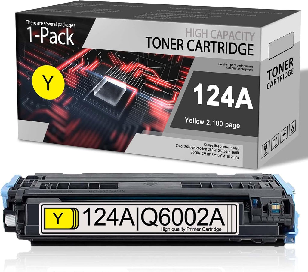 1 Pack Yellow Toner Cartridge for HP Printers U19243