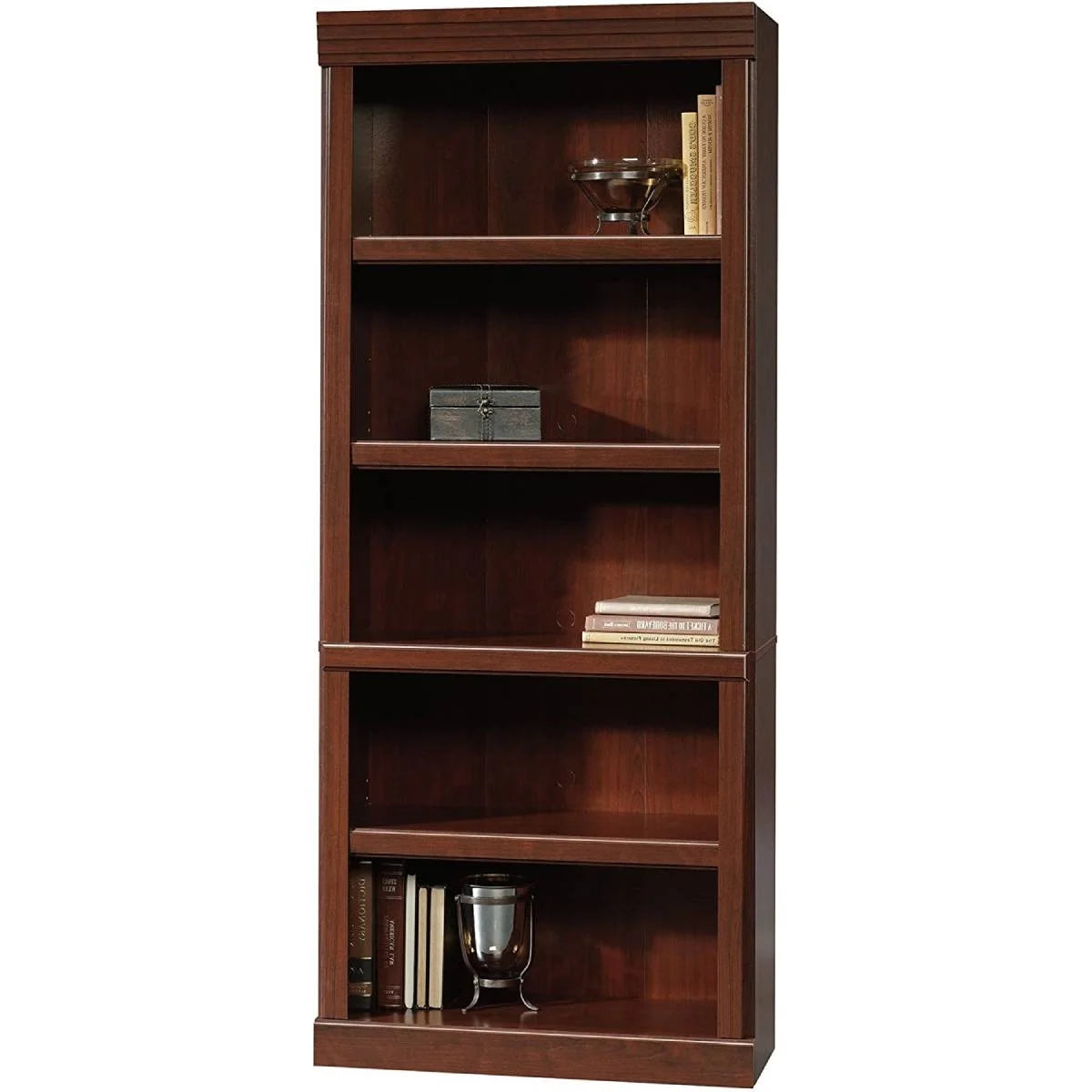 71-inch 5-Shelf Wooden Bookcase V482