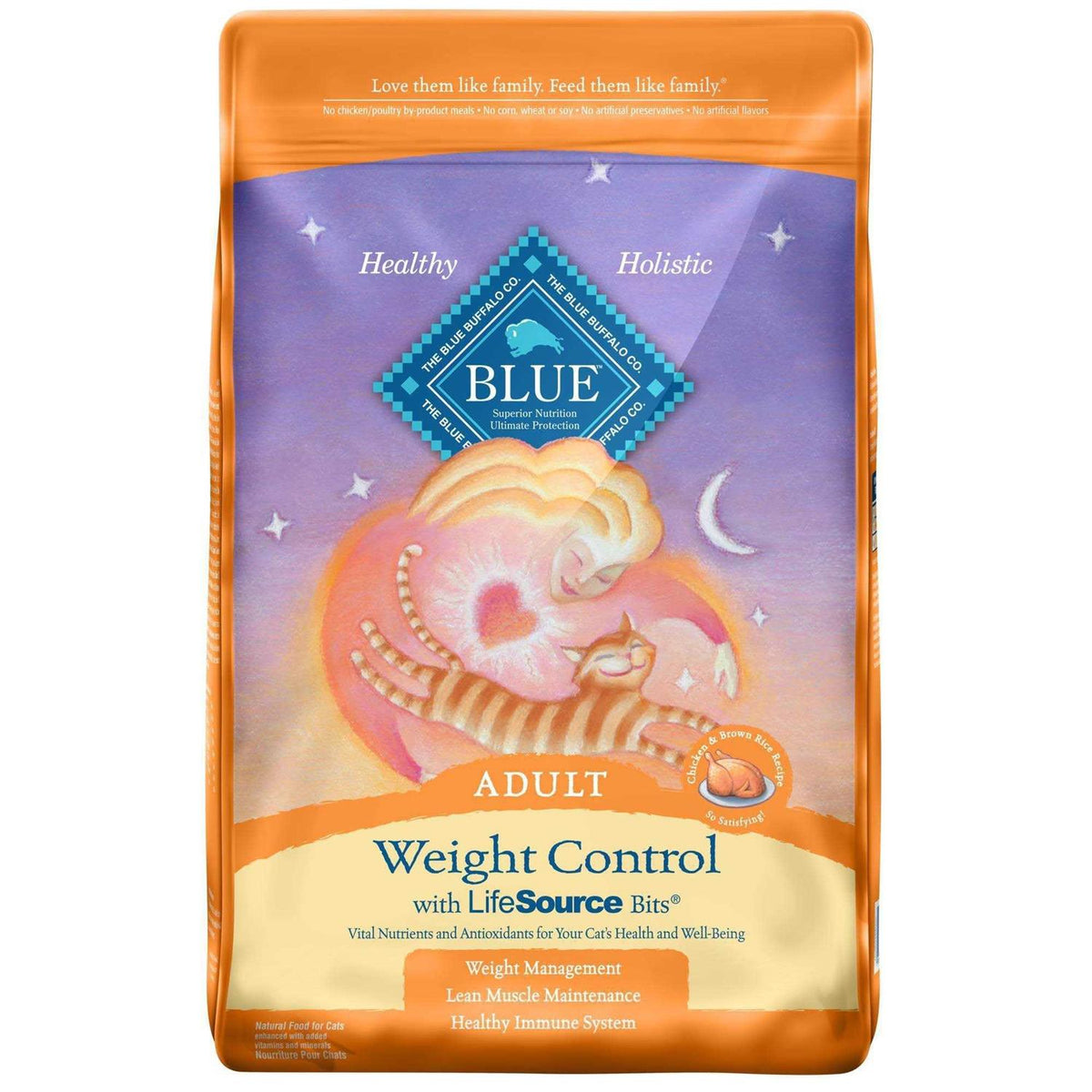 Blue Weight Control Adult Cat Dry Food Q688