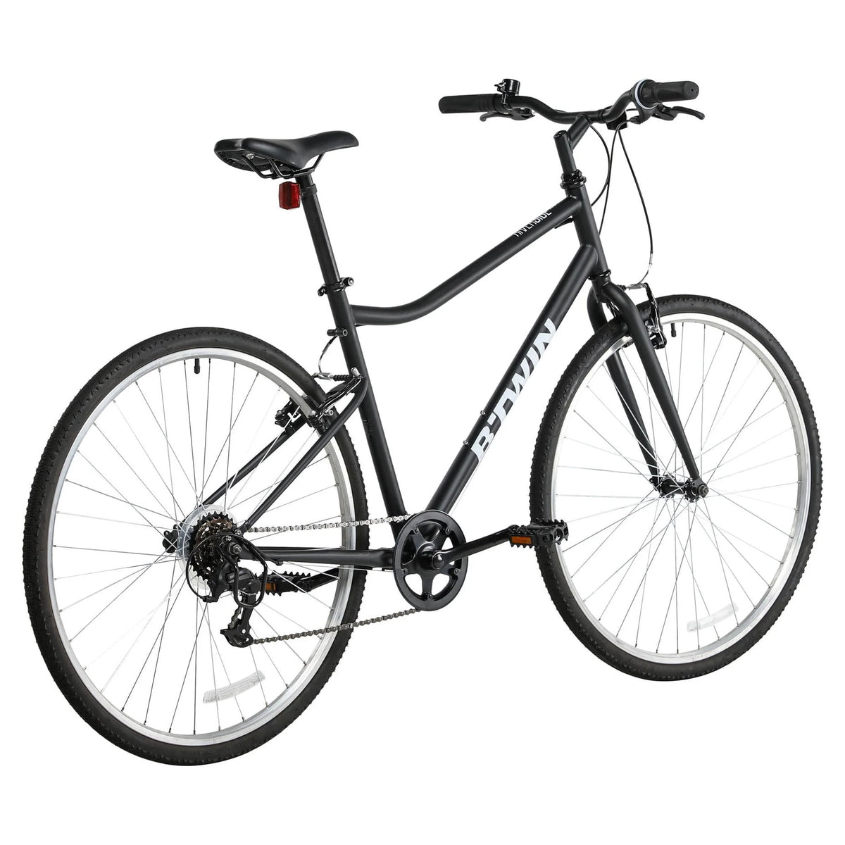 Black 6-Speed Adult Hybrid Bike B33278