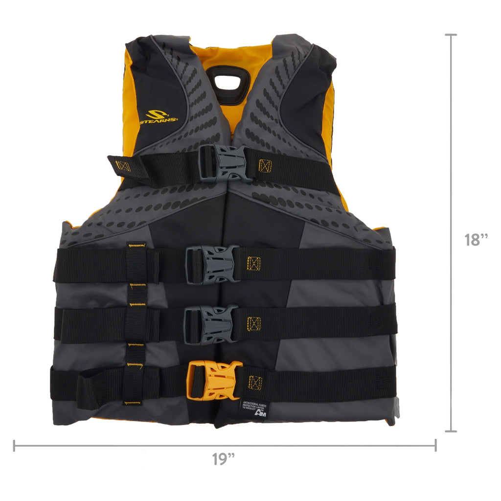 Nylon Antimicrobial Life Vest L/XL Yellow T218