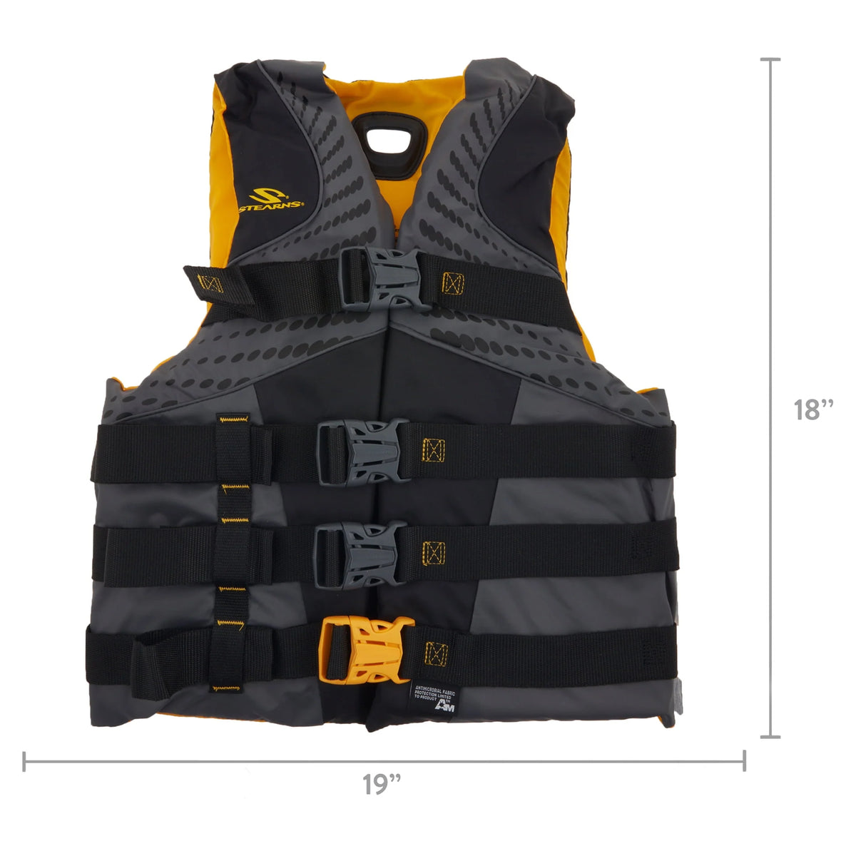 Nylon Antimicrobial Life Vest L/XL Yellow T218