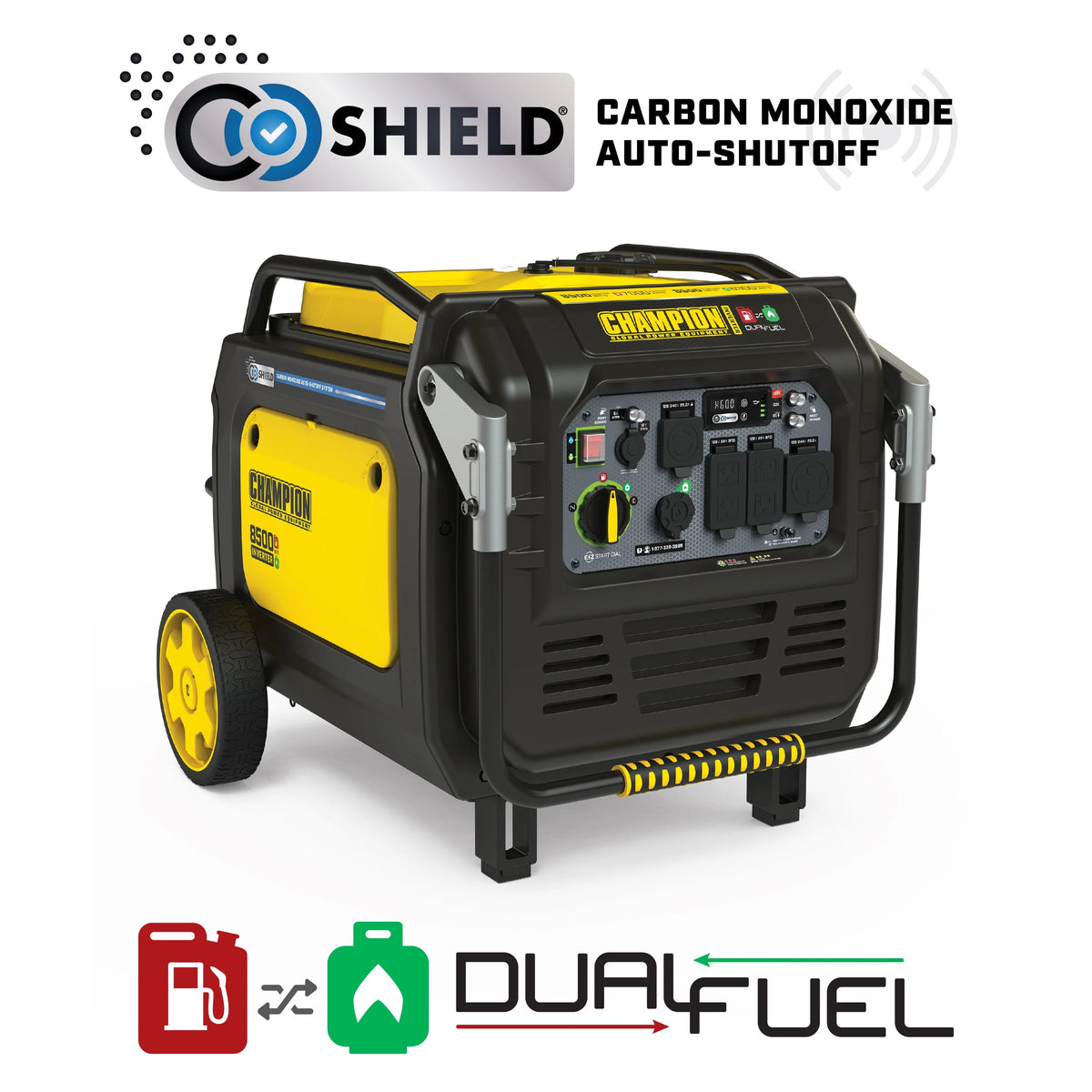 8500-Watt Dual Fuel Inverter Generator T476