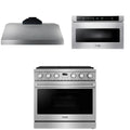 36 Gas Range, Range Hood and Microwave X46305