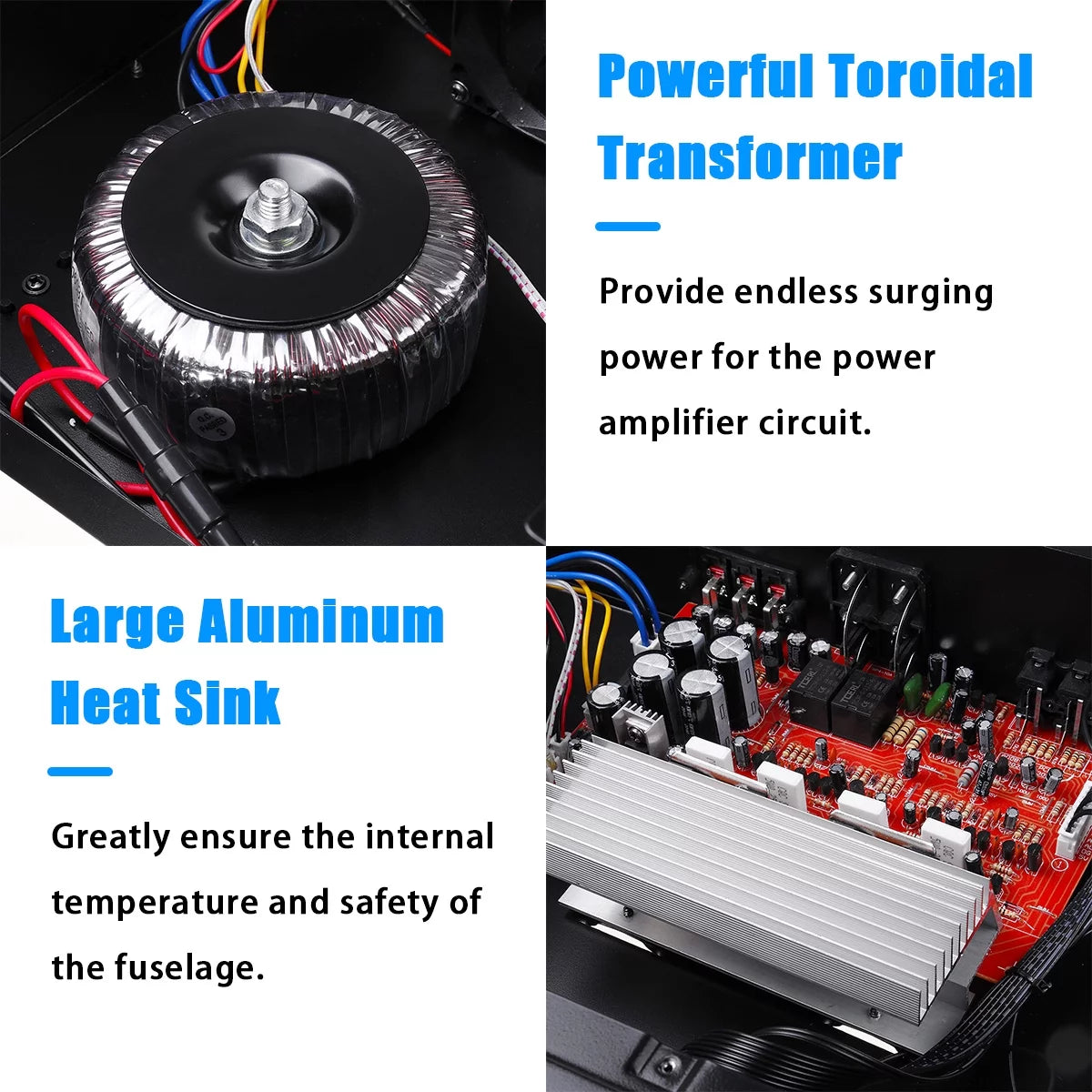 4000W Bluetooth Surround Sound Audio Power Amplifier Y122875