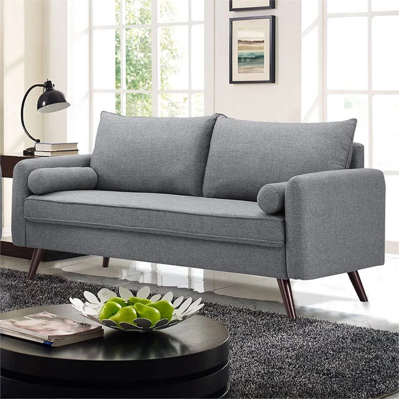 Gray Upholstered Sofa F8191