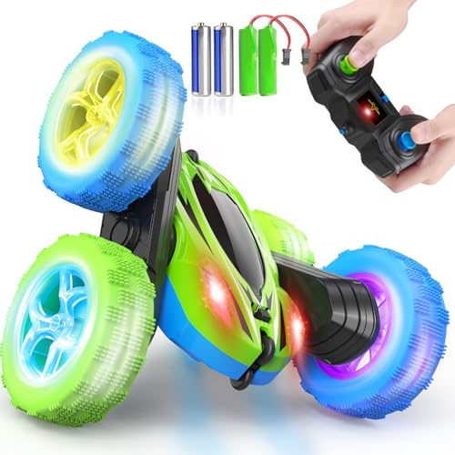 Remote Control Car 2.4GHz 4WD Double Sided 360° Rotating Monster Truck C166