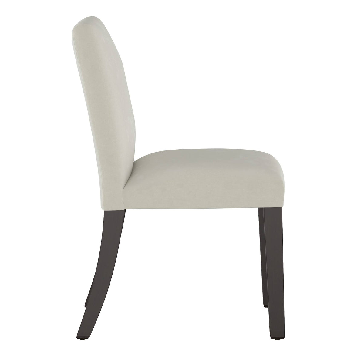 Light Gray Velvet Dining Chair Z877