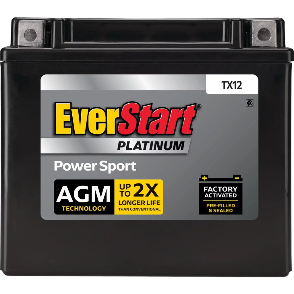 AGM PowerSport Battery Group Size TX12 12 Volt 180 CCA G55619