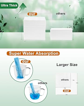 Biodegradable Plant Fiber Disposable Face Towel 50 Count D457