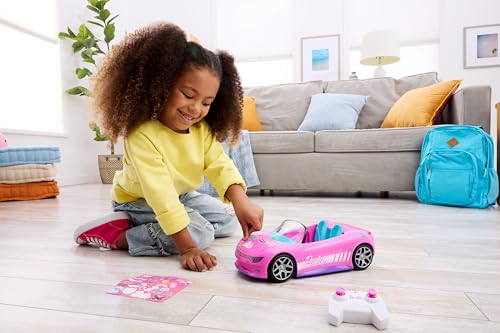 Pink Remote-Control Convertible Toy Car C640