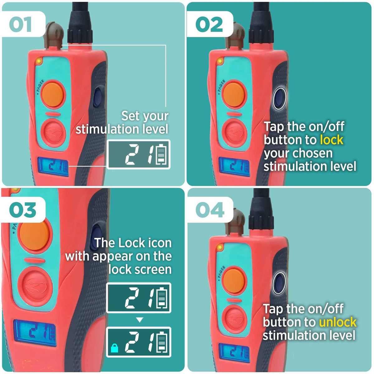 Waterproof Remote Dog Training E-Collar A49535
