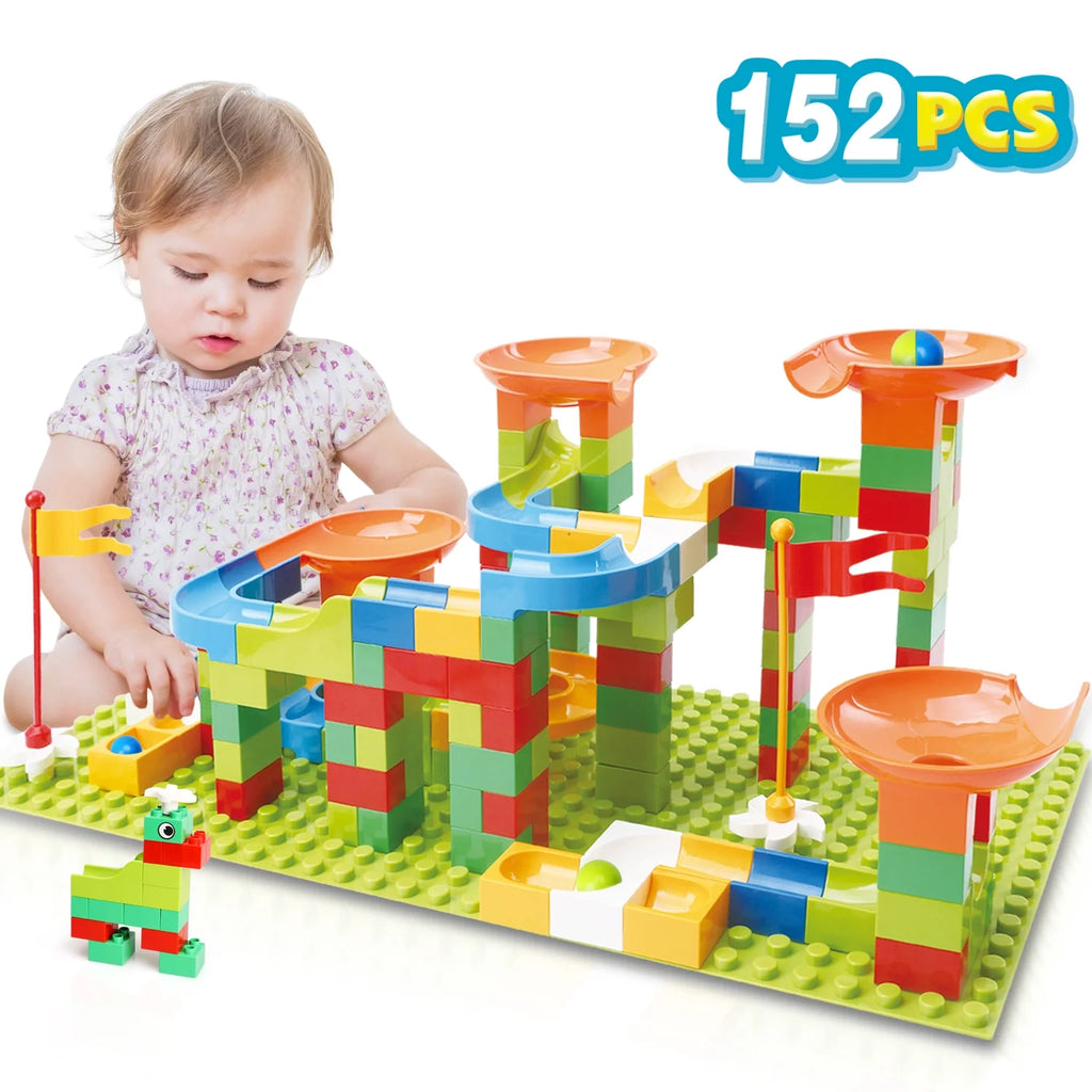152 PCS Marble Run Set Building Blocks X314914