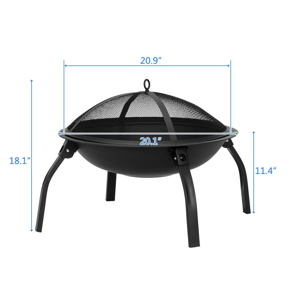 32 Wood Burning Square Fire Pit V619