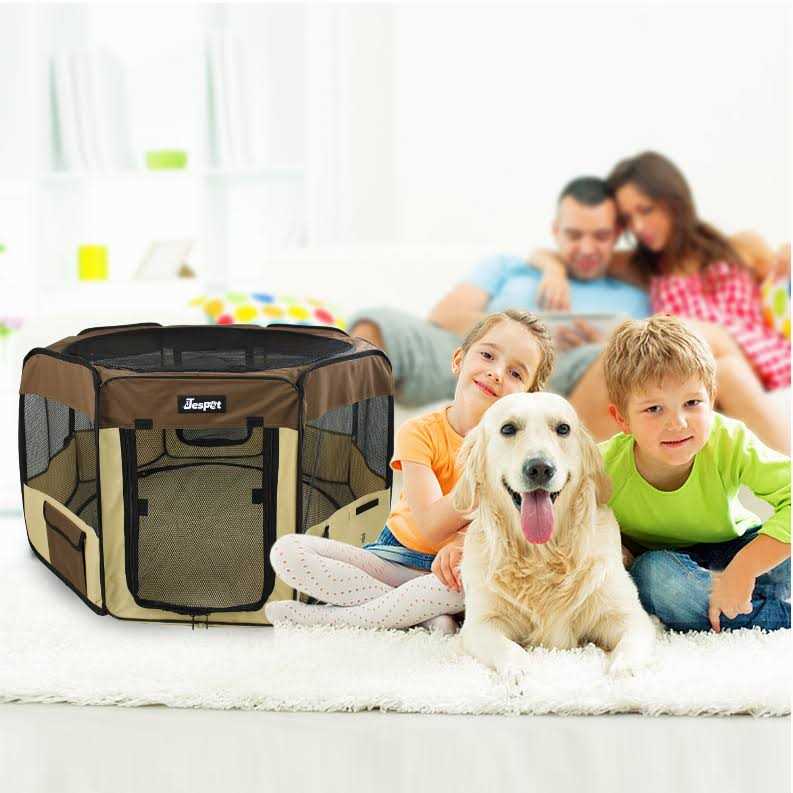 Portable Dog Exercise Pet Soft-Side Playpen D18175