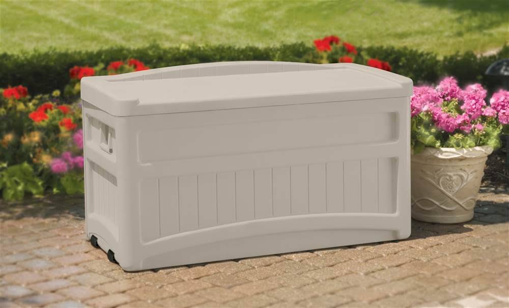 73gal Taupe Deck Box L1061