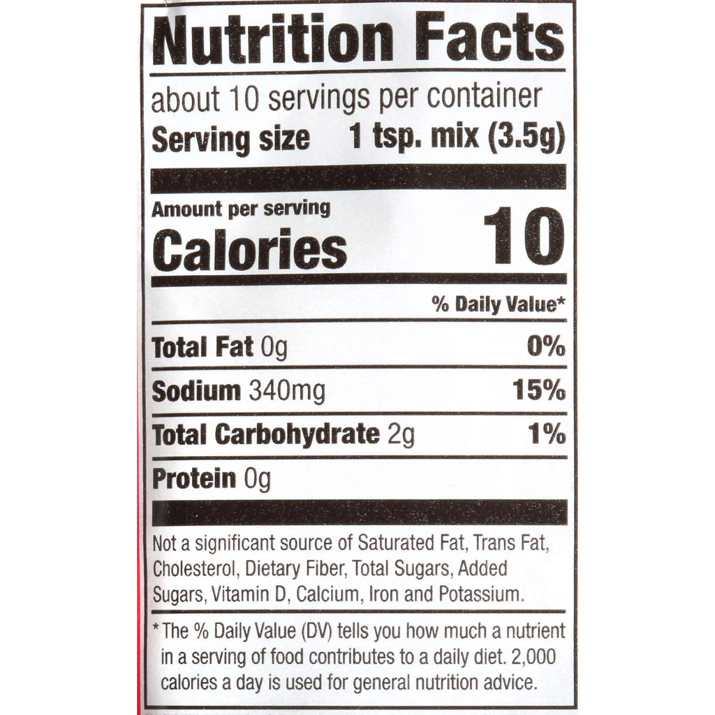 Seasoning Mix, 1.3 oz (Pack of 18) I922