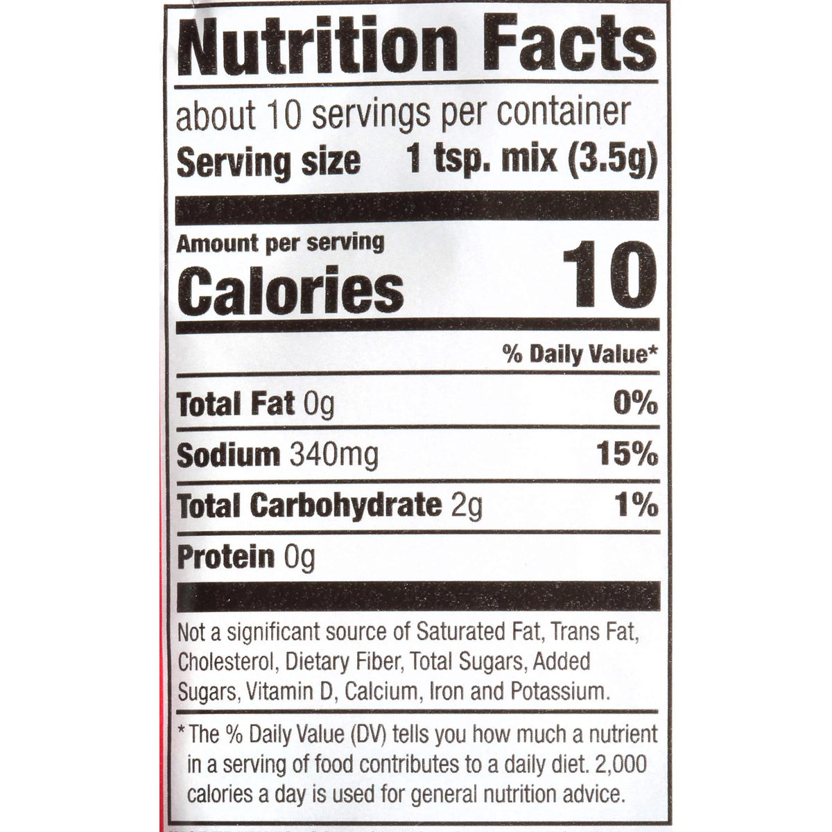 Seasoning Mix, 1.3 oz (Pack of 18) I922
