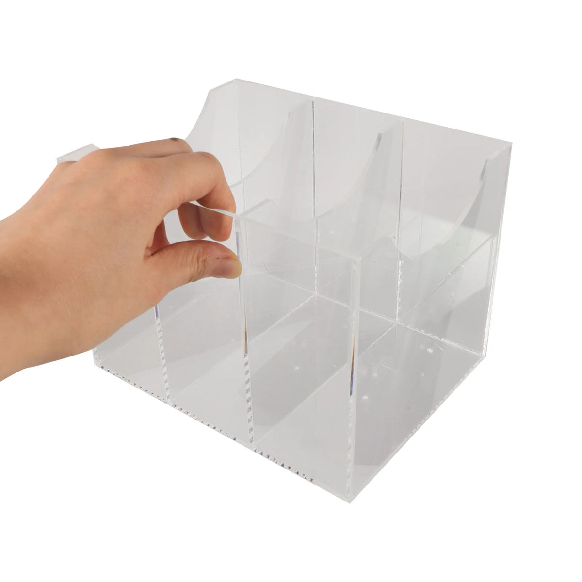 Transparent Belt Storage Box Drawer Turntable Rack K1233