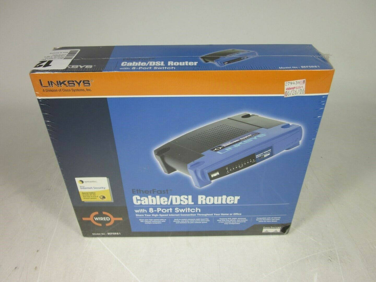 Cable/DSL Router with 8-Port Switch P41424