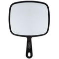 Extra Large Hand Mirror with Handle, 9" W x 12" L, Black X36906