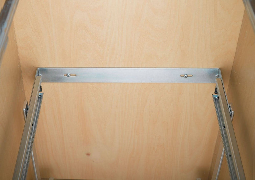 21 in. Chrome 2-Tier Wire Pull-Out Basket A149