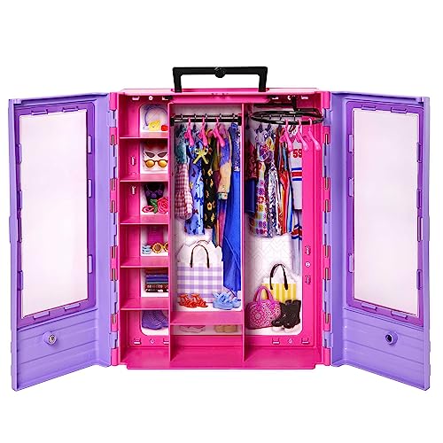 Fashionistas Ultimate Closet with Clothes (3 Outfits) & Fashion Accessories Including 6 Hangers F86926